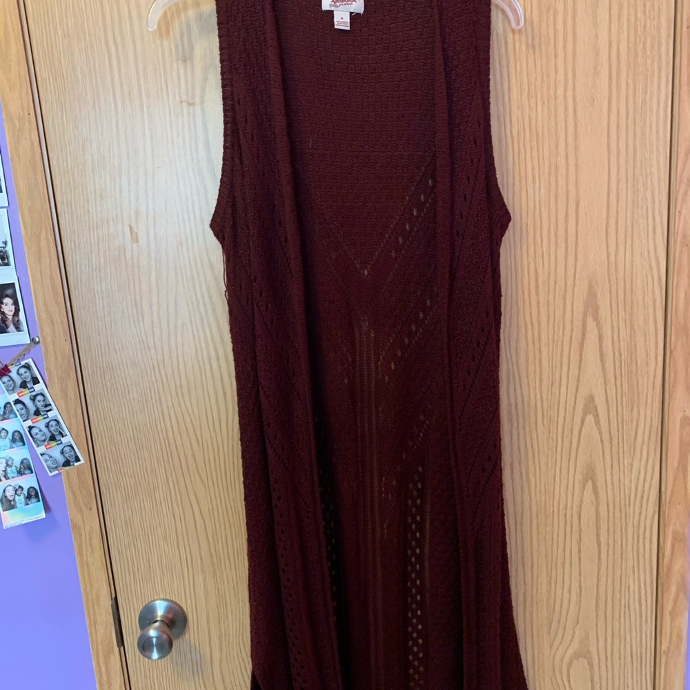 Long sweater vest